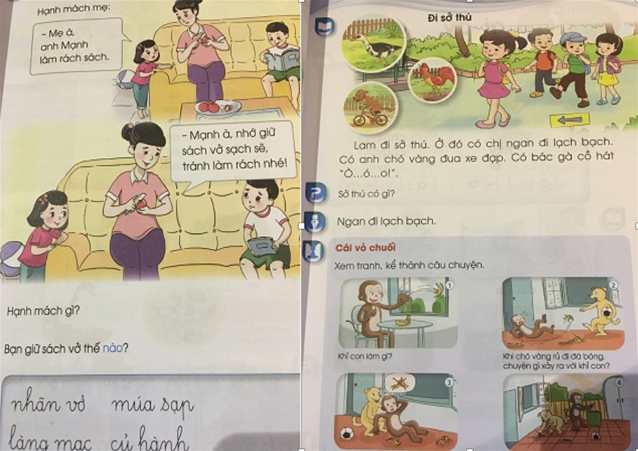 Phát hiện thêm một cuốn sách giáo khoa Tiếng Việt 1 chi chít "sạn"